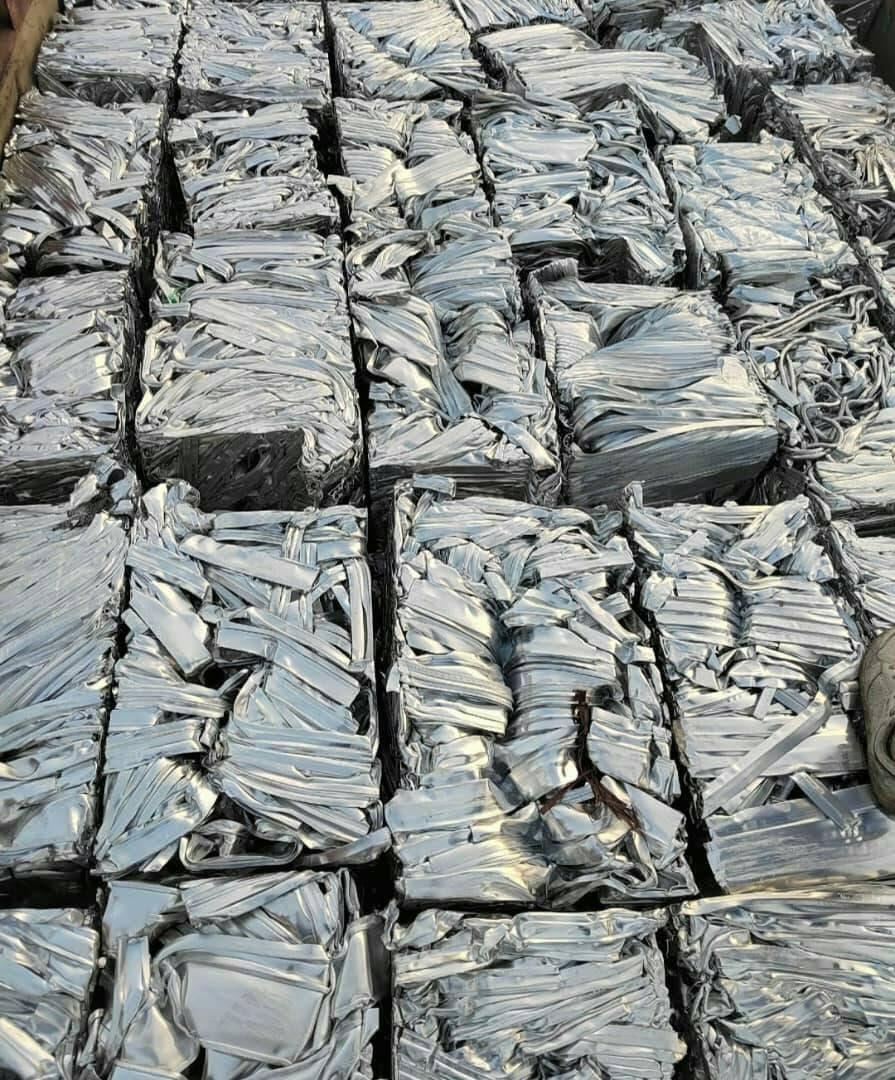 Baled aluminium extrusion scrap (HE9 / Tread 6063) – Mira International Ahmedabad